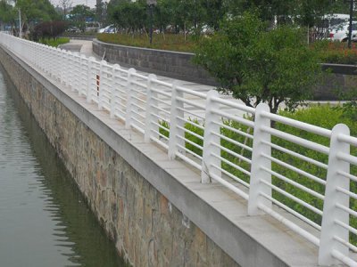 河道橋梁護(hù)欄 0.6m 白色